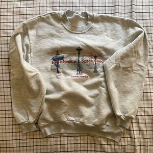 Space Needle Crewneck Jerzees Medium